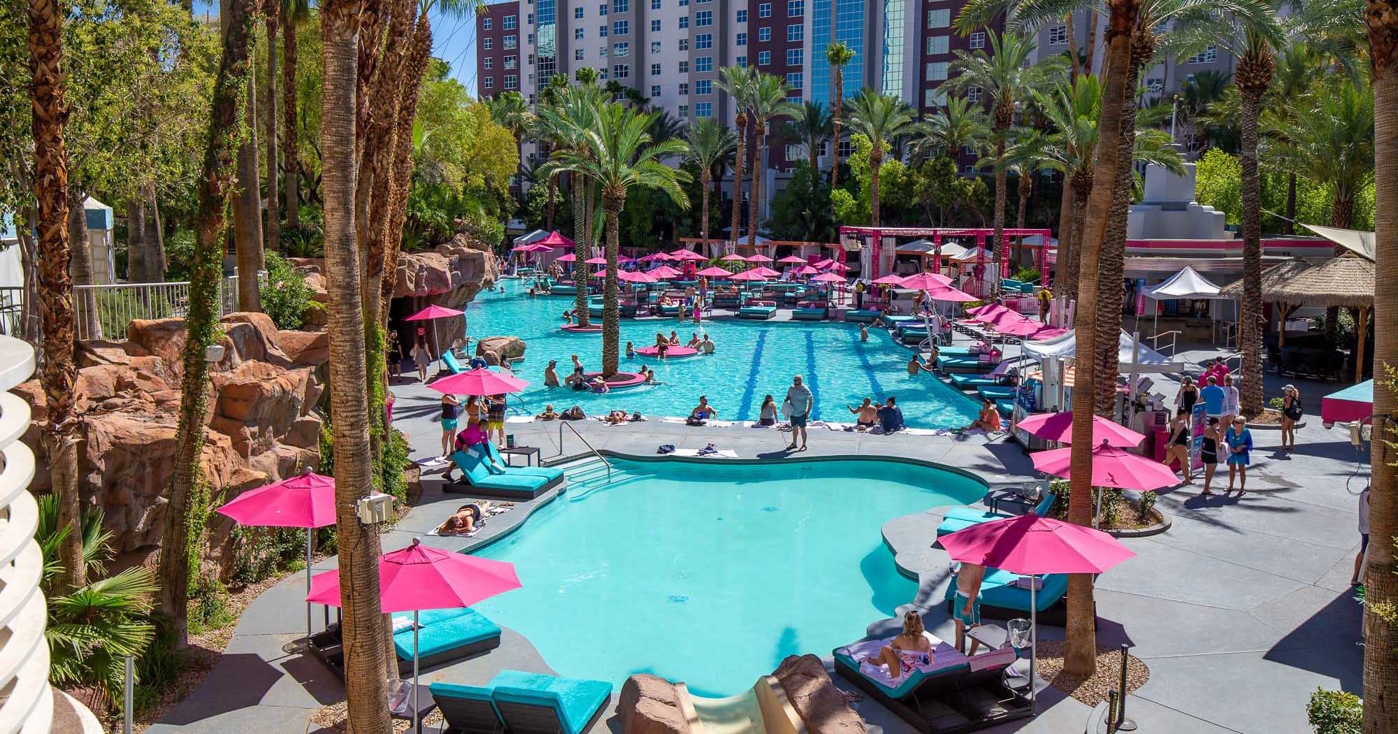Flamingo pool Las Vegas Hotels