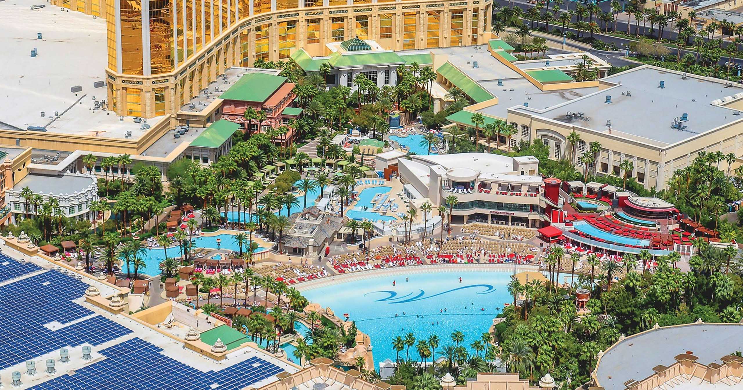 Sitting Poolside at The Mandalay Bay Beach