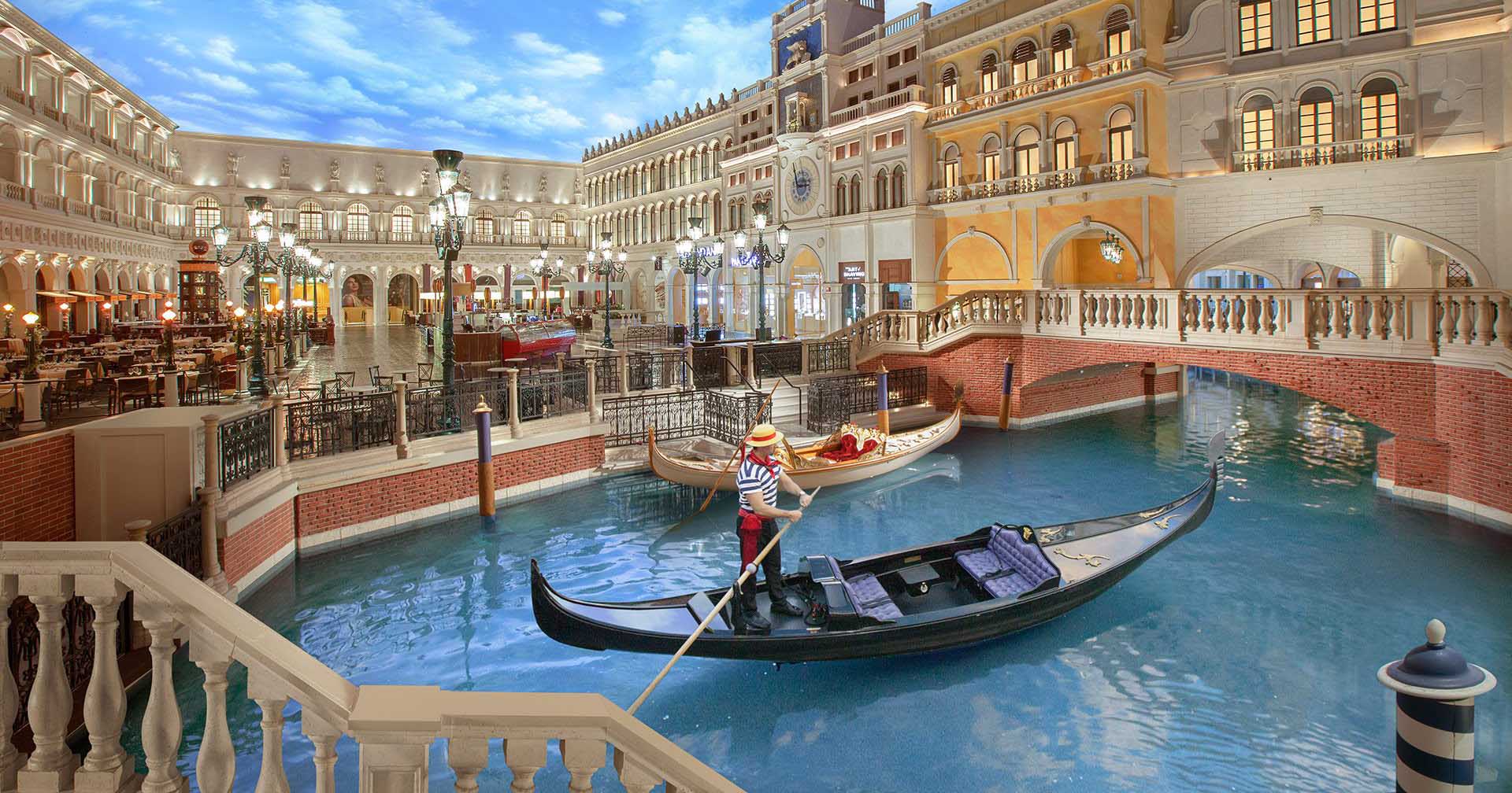 Venetian Las Vegas grand canal gondola