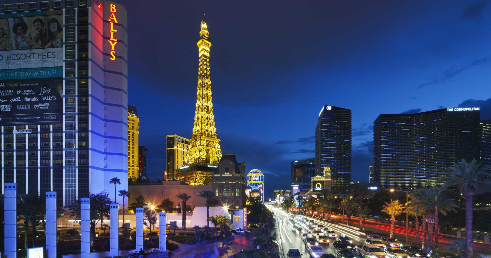 Las Vegas Strip - Ballys - Paris